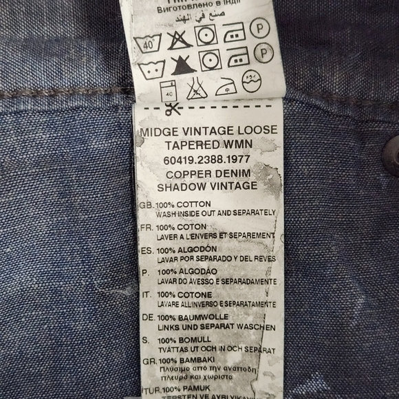 💖HOSTPICK💖G-STAR Raw Denim Midge Vintage Loose Tapered Jeans - Picture 9 of 9